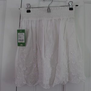 Whitley Skirt in Classic White